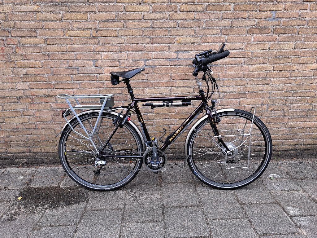 Koga Miyata Randonneur maat 54 (elektrisch), Gebruikt, Velgrem, Versnellingen, 53 tot 57 cm