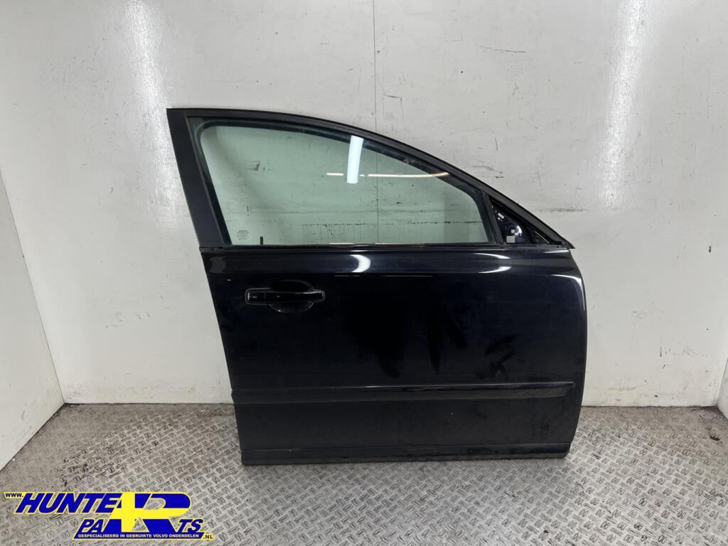Portier rechtsvoor zwart 452-46 Volvo S40 II ('04-'12), Gebruikt, Deur, Ophalen of Verzenden, Volvo