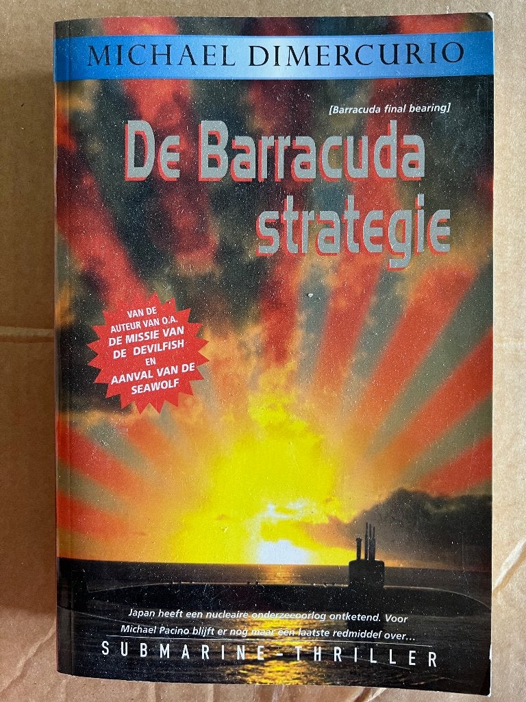 Michael Dimercurio: De Barracuda strategie, Ophalen of Verzenden, Gelezen, Michael Dimercurio