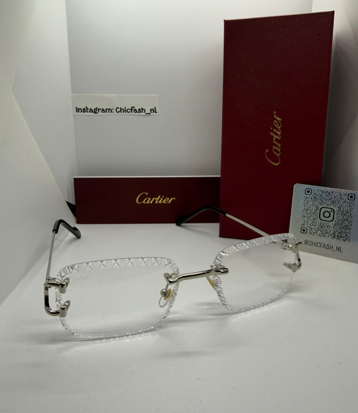 Cartier Diamond cut Bril, Ophalen of Verzenden, Zo goed als nieuw, Overige kleuren, Overige merken