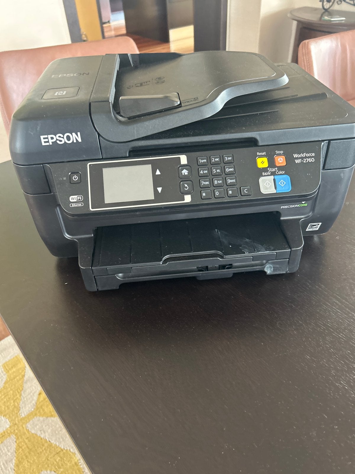 Epson WorkForce WF-2760 All-in-One printer (printkop defect), Gebruikt, Inkjetprinter, All-in-one, Kleur printen