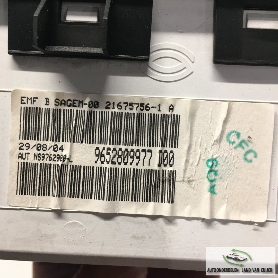 Peugeot 307 sw 1.6 16v 2500090   Instrumentenpaneel  9652809, Gebruikt, -, -, Ophalen of Verzenden
