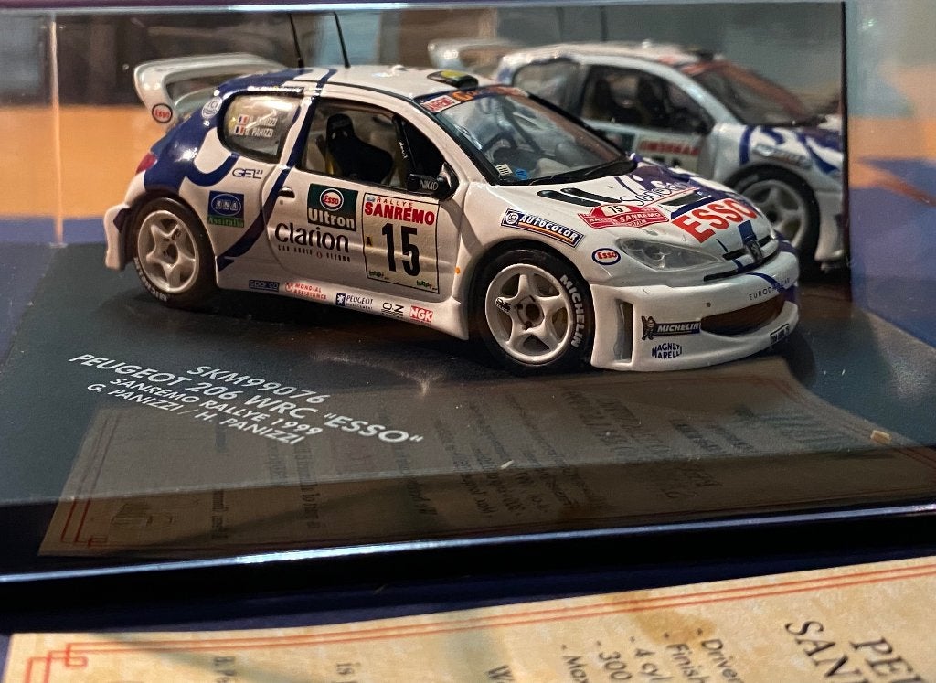 Peugeot 206 WRC Sanremo Rally 99 Vitesse 1:43 Ltd-edition, Ophalen of Verzenden, Nieuw, Auto, Overige merken