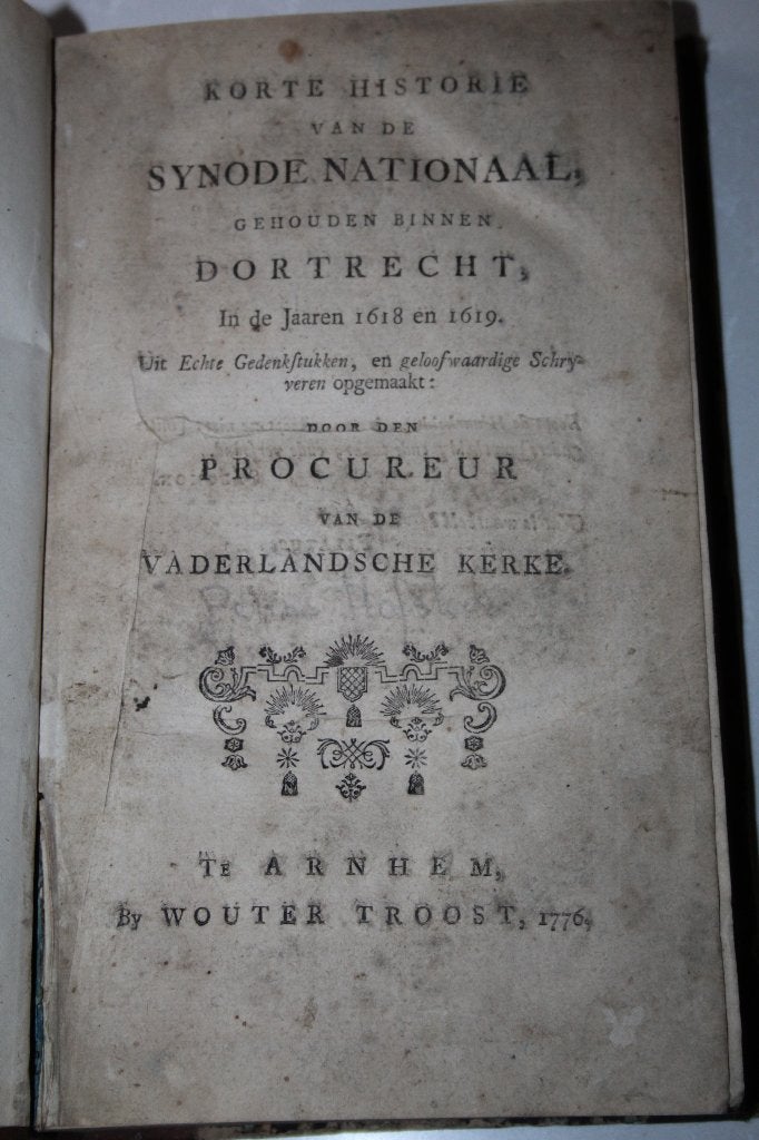 Petrus Hofstede - Korte Historie van de Synode Nationaal, Ophalen of Verzenden