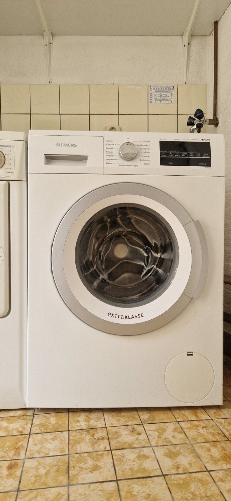 Siemens WM14T490NL iQ500 extraKlasse Wasmachine 8kg, Witgoed en Apparatuur, 1200 tot 1600 toeren, 8 tot 10 kg, Energieklasse A of zuiniger