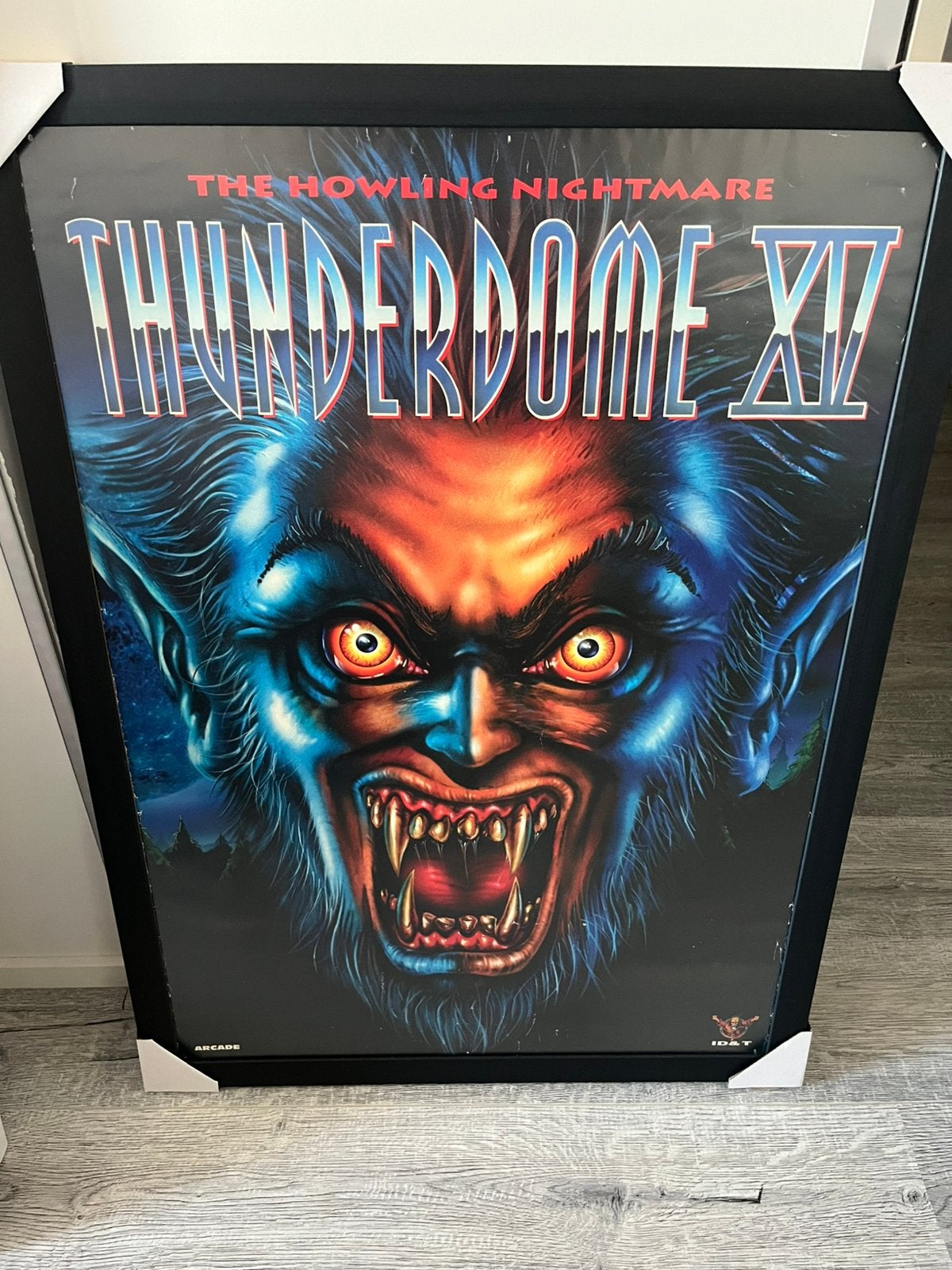 Thunderdome XV: The Howling Nightmare (Originele Poster), Verzamelen, Posters, Rechthoekig Staand, Ophalen of Verzenden, Zo goed als nieuw