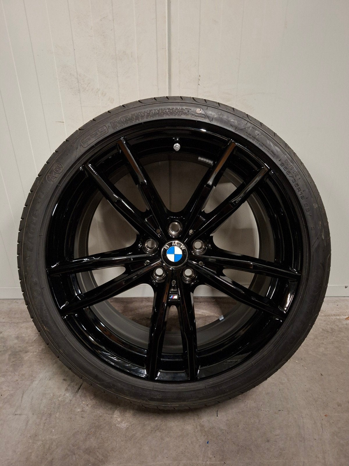19' BMW 2 3 4 Serie Styling 791M Zwart met zomerbanden Nieuw, Auto-onderdelen, 19 inch, Banden en Velgen, Nieuw, Ophalen of Verzenden