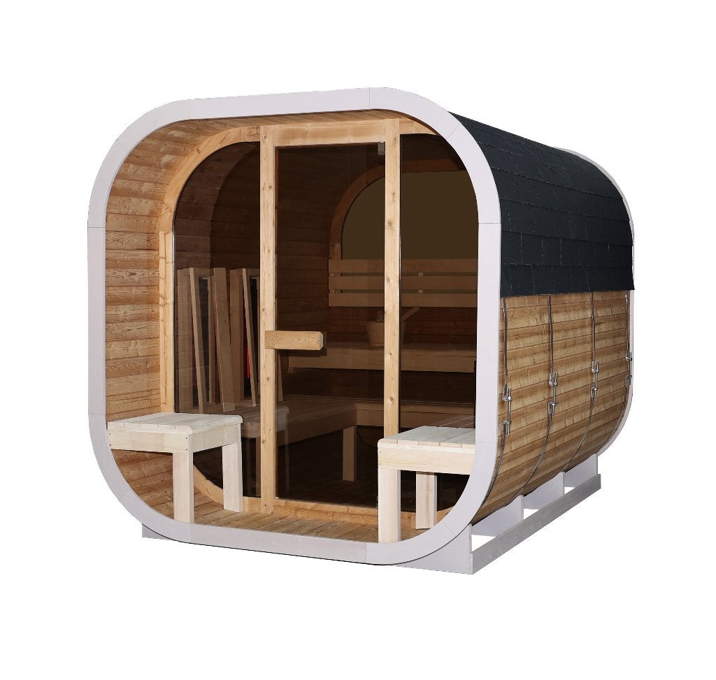 Passion | Amara 260 Combi Sauna | Nieuw uit voorraad, Ophalen of Verzenden, Nieuw, Fins of Traditioneel, Complete sauna