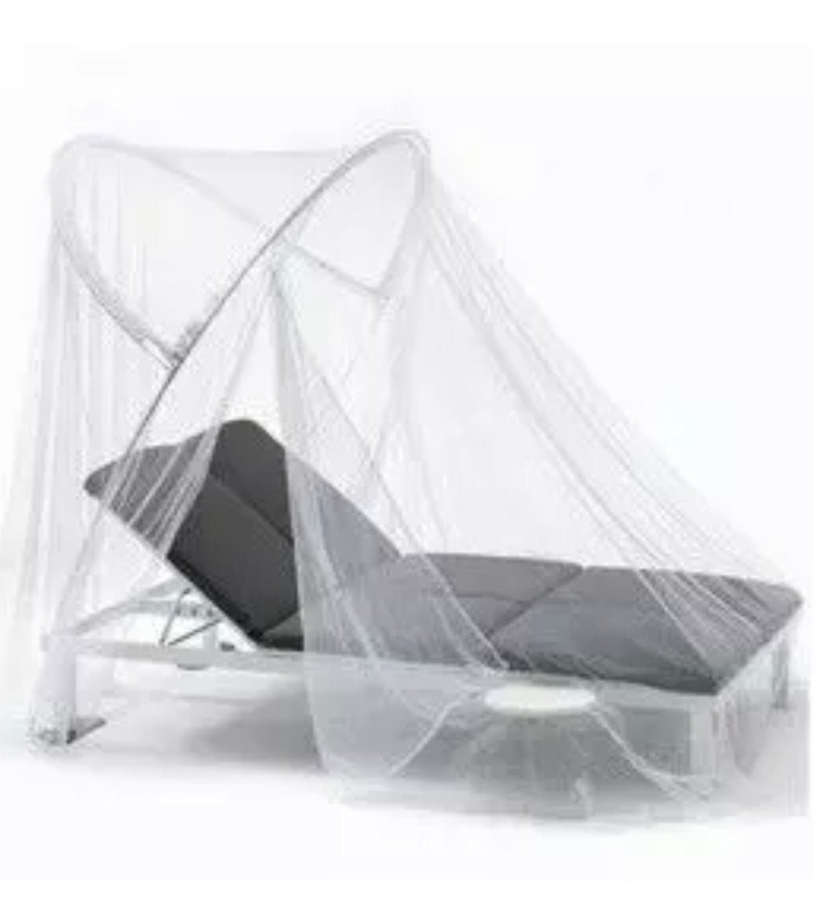 Dbug klamboe 1 of 2-persoons bed- zonder boren plaatsen, Overige materialen, Verzenden, Wit, Tweepersoons