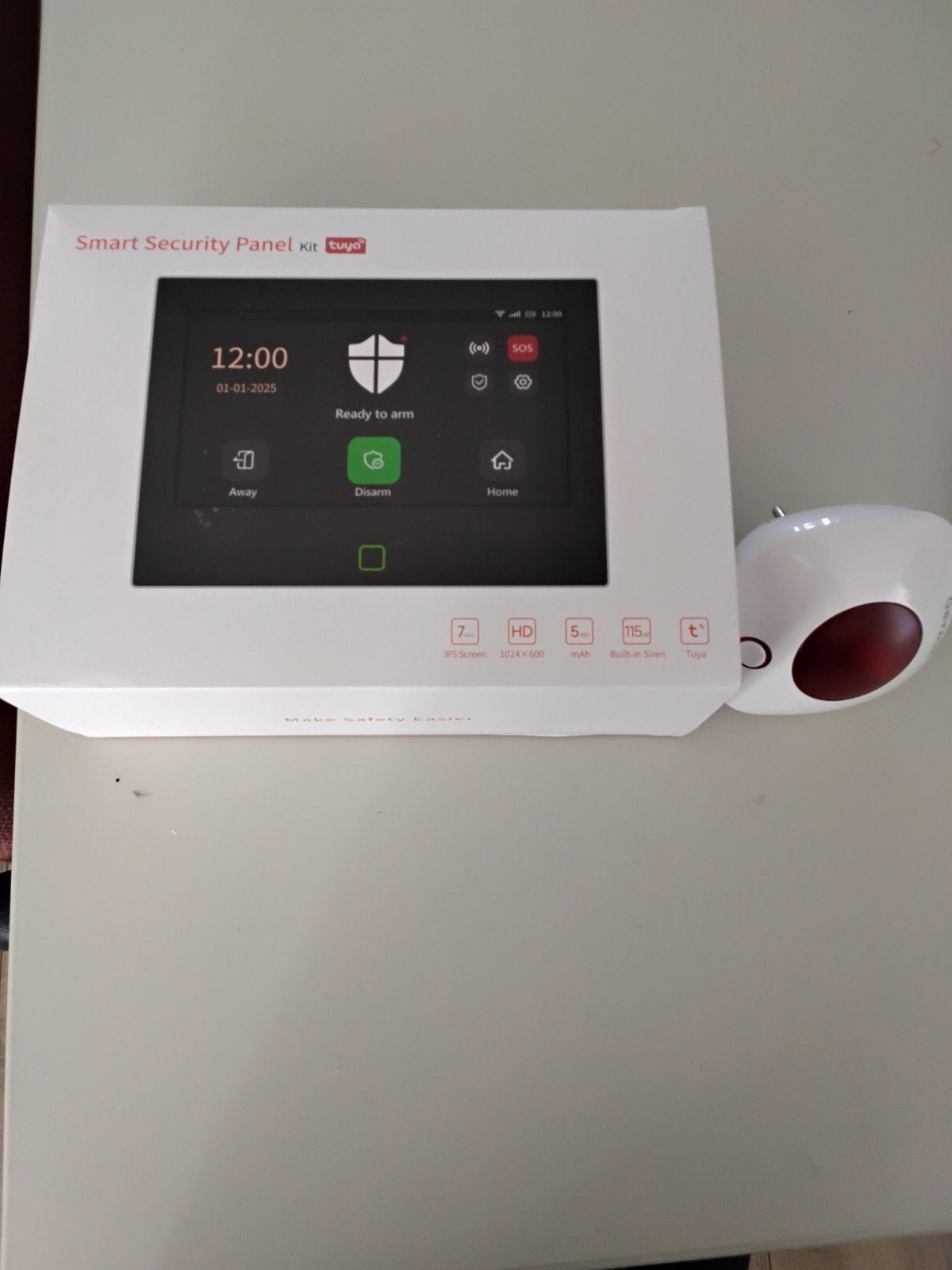 Hozard Smart Security Panel Kit - Draadloos Alarmsysteem, Beweging, Ophalen of Verzenden, Zo goed als nieuw, Compleet systeem