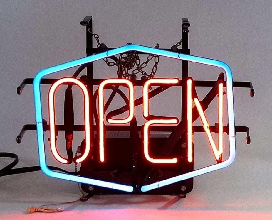 Neon licht, Ophalen, Gebruikt, Lichtbak of (neon) lamp
