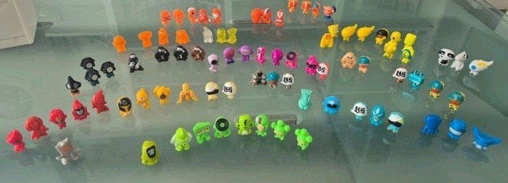 88 Gogo's Crazy Bones figuren - Diverse collectie, Ophalen of Verzenden