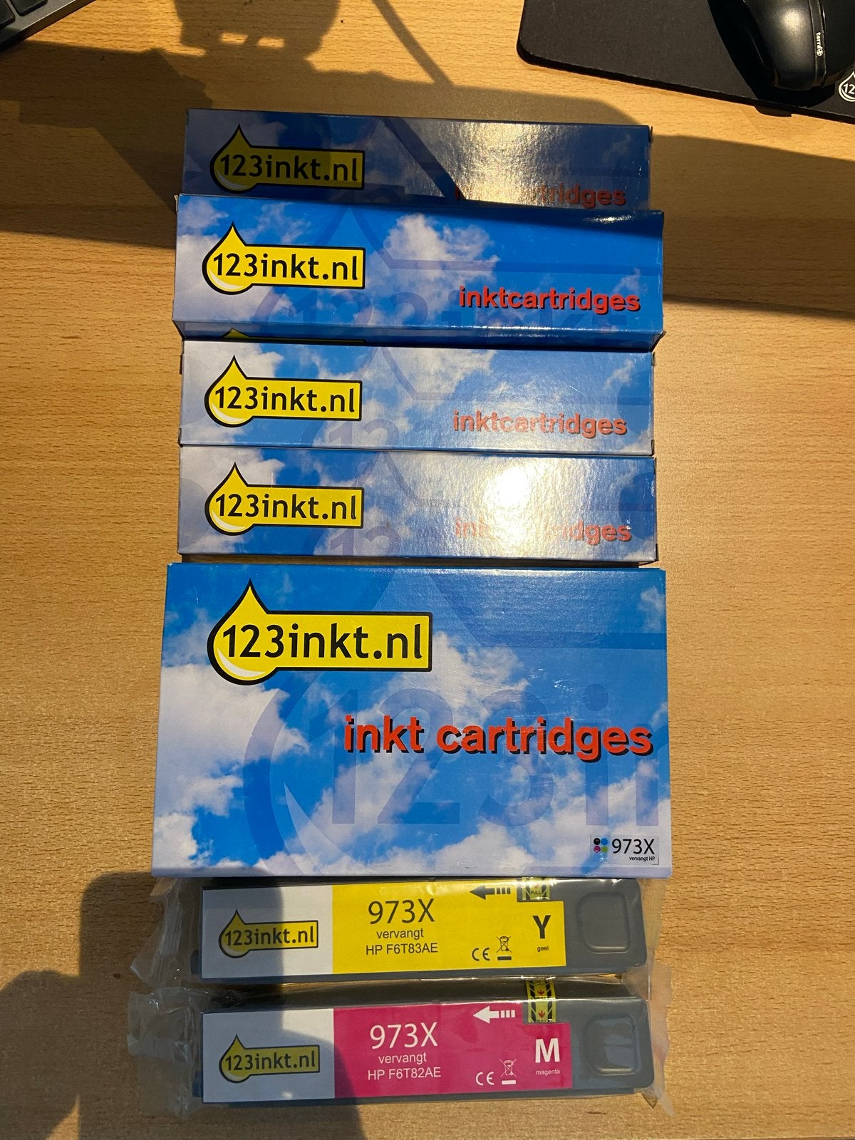 Inktcartridges 973X (HP F6T82AE, F6T83AE), Computers en Software, Ophalen of Verzenden, Nieuw, Cartridge