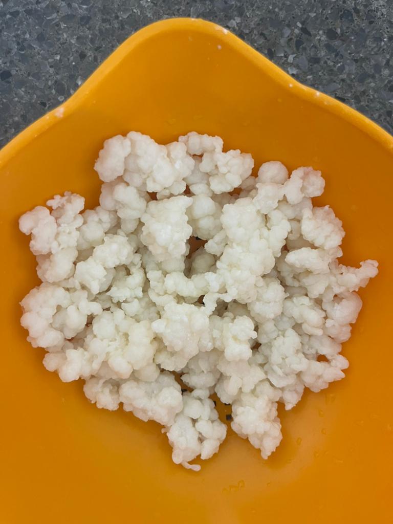 Kefir korrels melkkefir, Ophalen