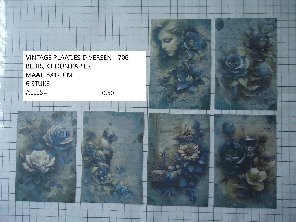 ❤️❤️vintage plaatjes diversen 706  ( alleen verzenden, Ophalen, Nieuw, Overige thema's, Knipvel