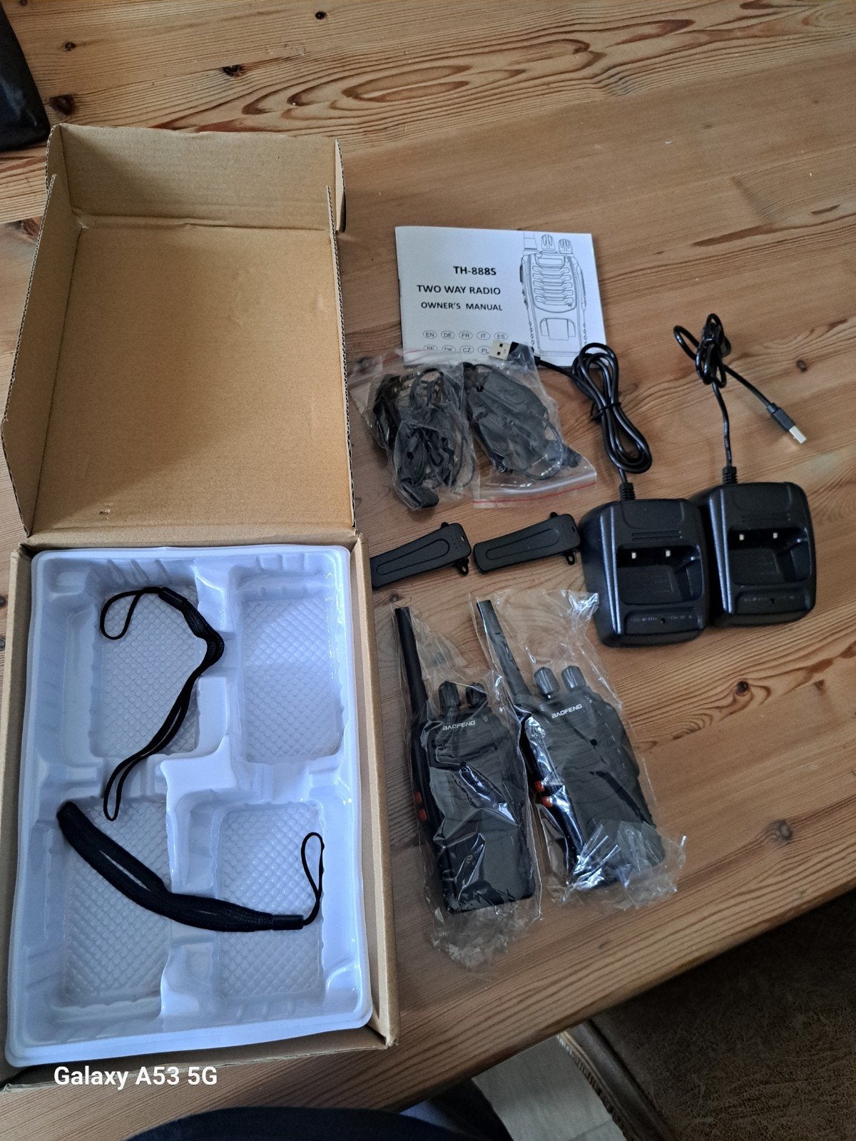 Baofeng TH-888S Portofoon Set - NIEUW, Nieuw, Ophalen of Verzenden, Portofoon of Walkie-talkie, Met broekklem