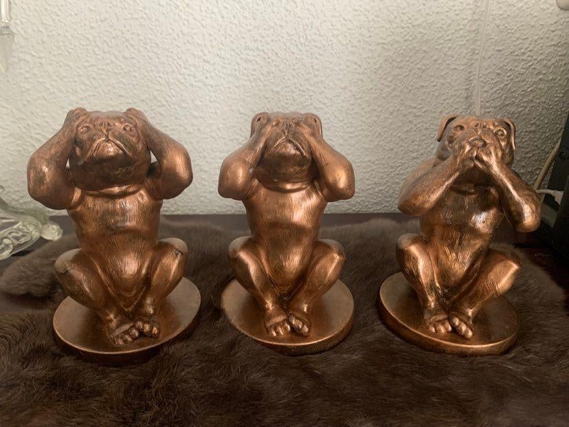 Stafford Bully hondenbeeldjes set van 3 in de aanbieding, Ophalen of Verzenden, Nieuw