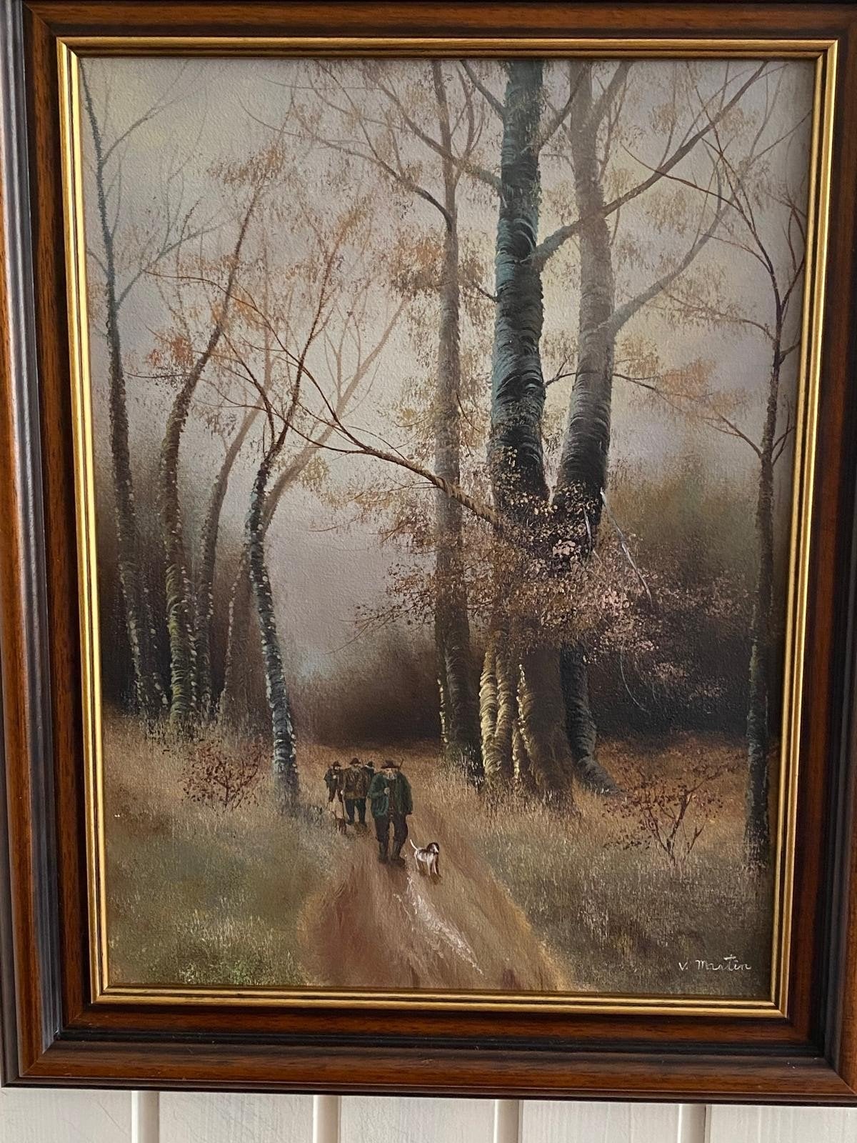 Olieverf schilderij op linnen, Antiek en Kunst, Kunst | Schilderijen | Klassiek, Ophalen, Olieverf, Landschap, Doek