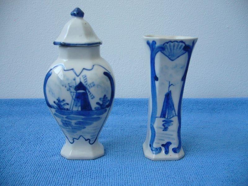 2-delig kaststelletje 100 jaar oud, Antiek en Kunst, Antiek | Porselein, Ophalen of Verzenden