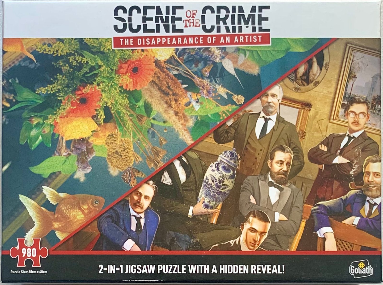 Scene of the Crime 2-In-1 Puzzle with Hidden Reveal [980pcs], Ophalen of Verzenden, 500 t/m 1500 stukjes, Nieuw, Legpuzzel