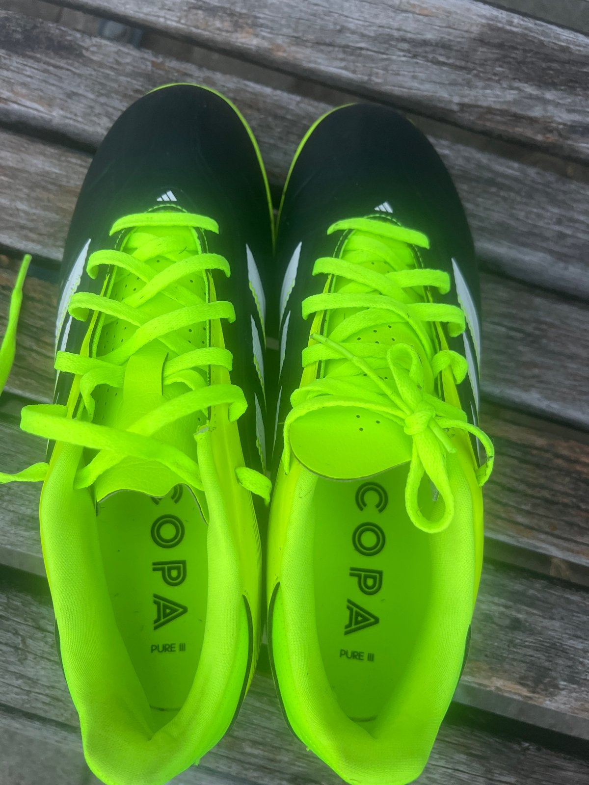 Adidas Copa Pure III voetbalschoenen - Maat 43, Ophalen of Verzenden, Zo goed als nieuw, Schoenen
