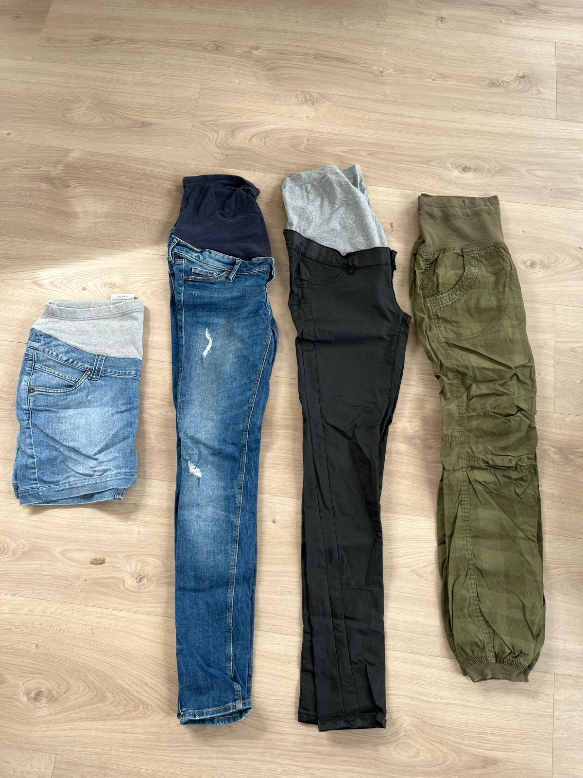 Zwangerschapskleding pakket: 3 broeken en 1 rok (S/M), Kleding | Dames, Positiekleding, Zwart, Ophalen of Verzenden, Maat 36 (S)
