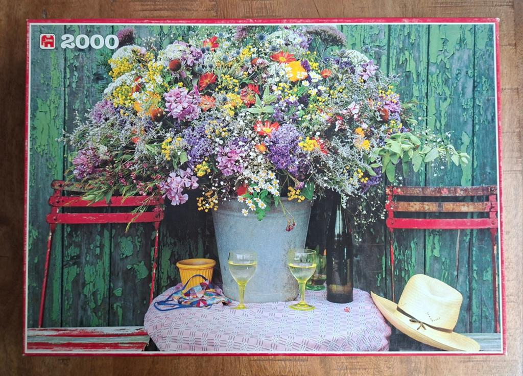 Jumbo puzzel..Lentebloemen., Ophalen, Meer dan 1500 stukjes, Gebruikt