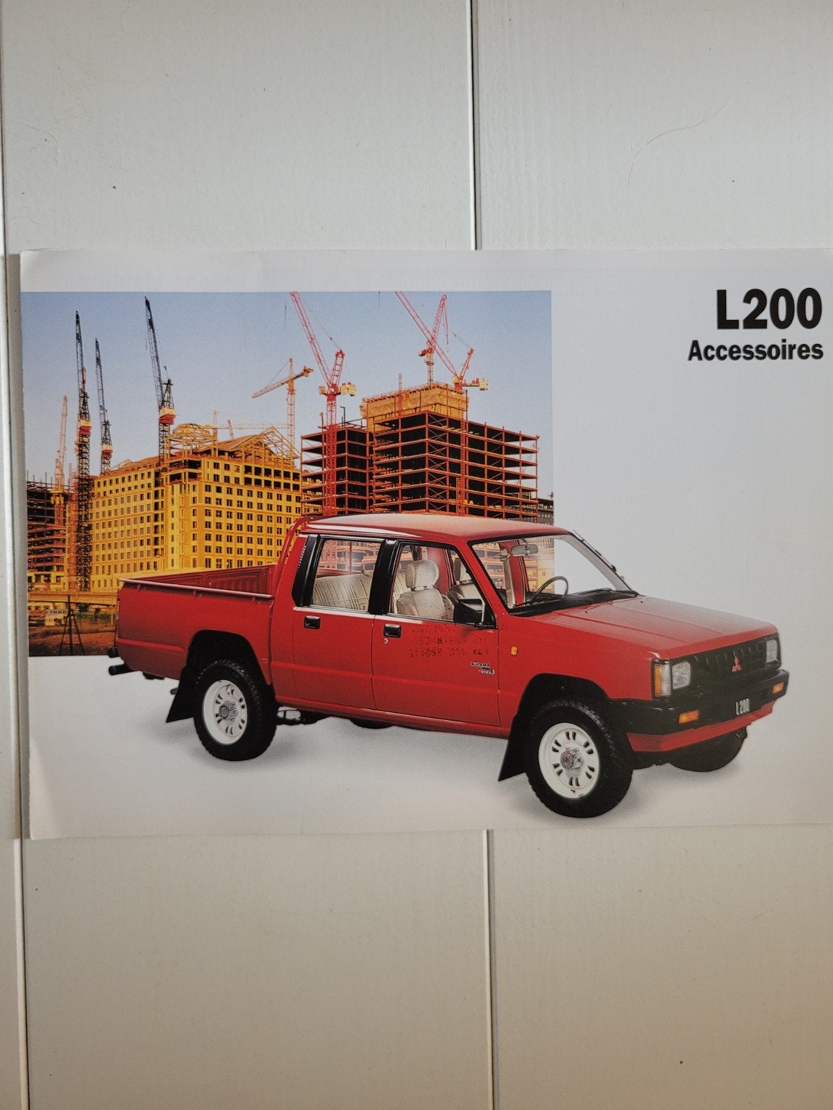 Mitsubishi L200 Accessoires folder, Ophalen of Verzenden, Gelezen, Mitsubishi, Mitsubishi Motors