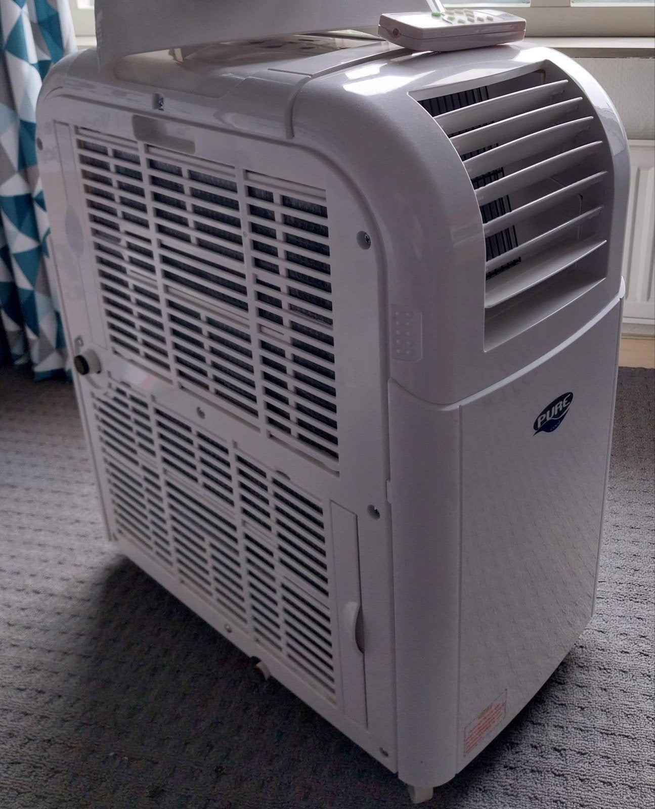 Te koop mobiele airco Pure, Ophalen, Minder dan 60 m³, 3 snelheden of meer, Zo goed als nieuw