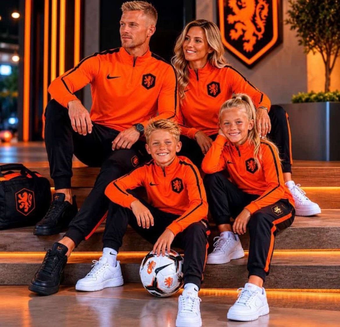 Oranje KNVB Trainingspak - Volwassenen & Kids, Nieuw, Ophalen of Verzenden, Voetbal, Overige maten