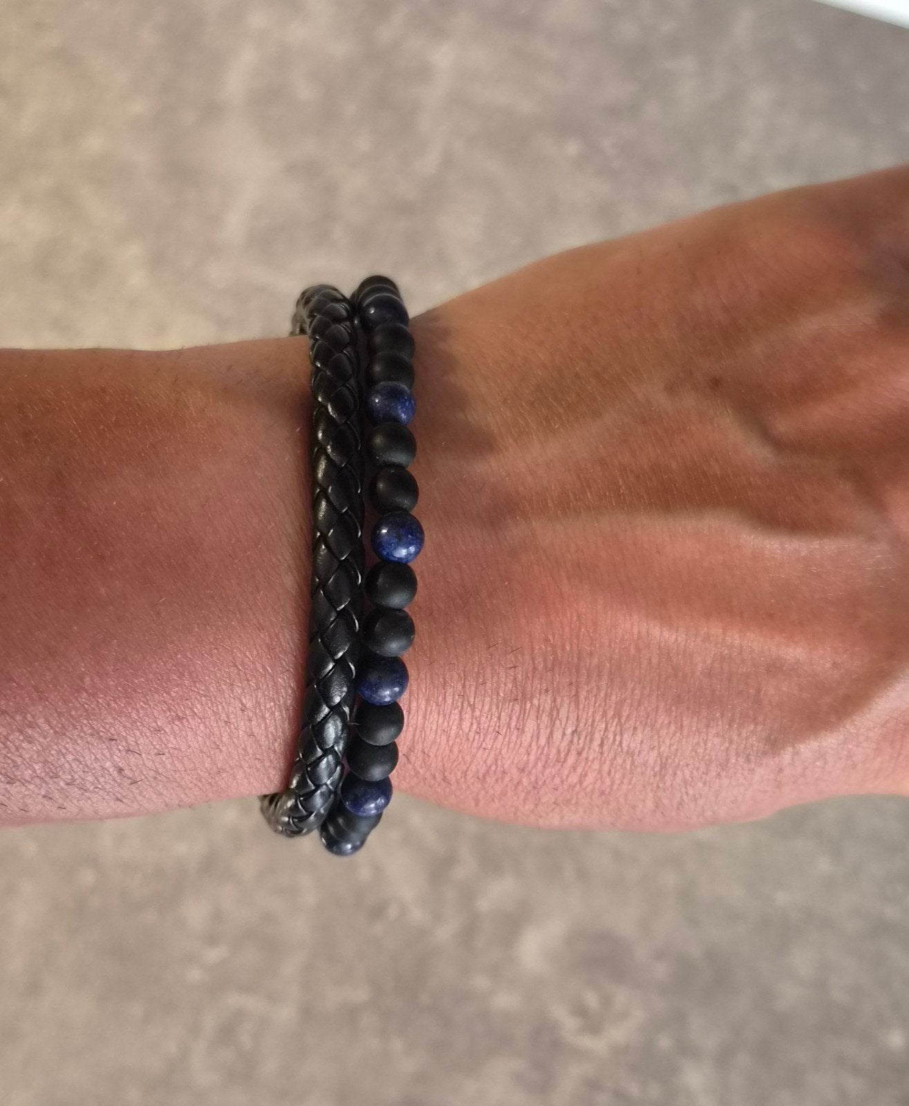 Exclusieve leren armband - 21 cm, Ophalen of Verzenden, Nieuw, Leer