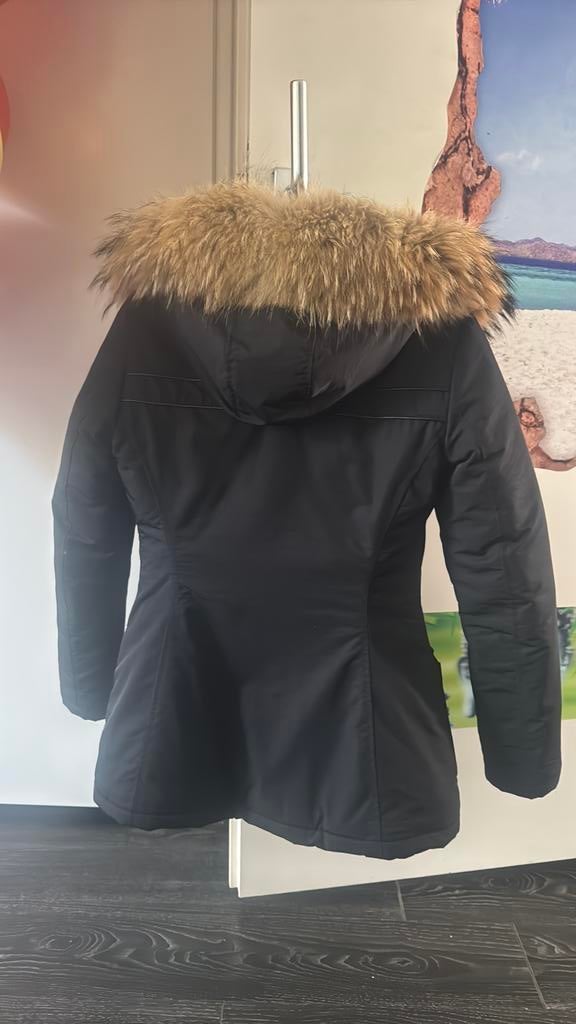 Jas Froccella Donna maat 38, Kleding | Dames, Jassen | Winter, Ophalen of Verzenden, Zo goed als nieuw, Maat 38/40 (M), Zwart