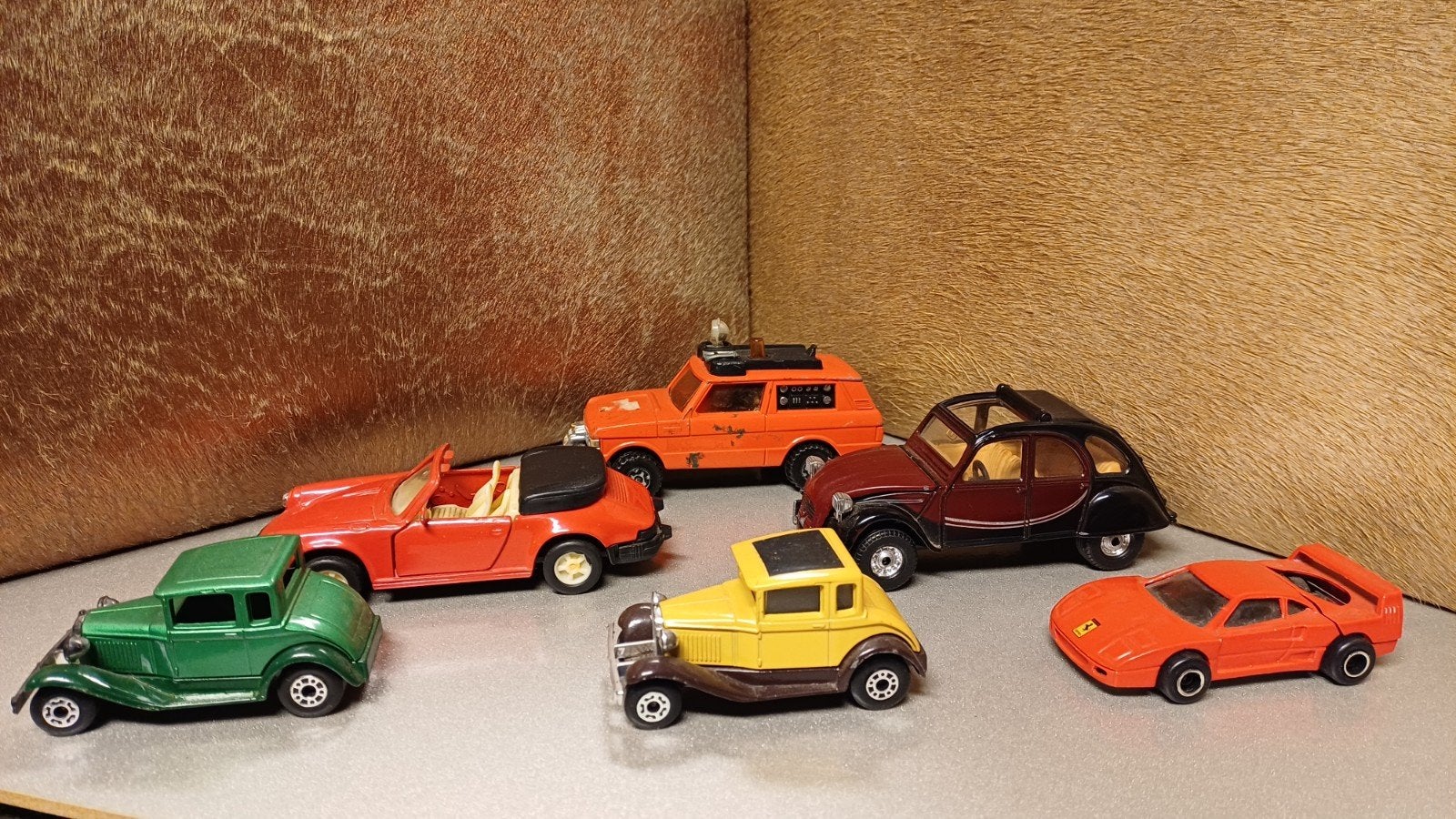 Verzameling van 6 vintage speelgoedauto's, Ophalen of Verzenden, Gebruikt, Overige typen