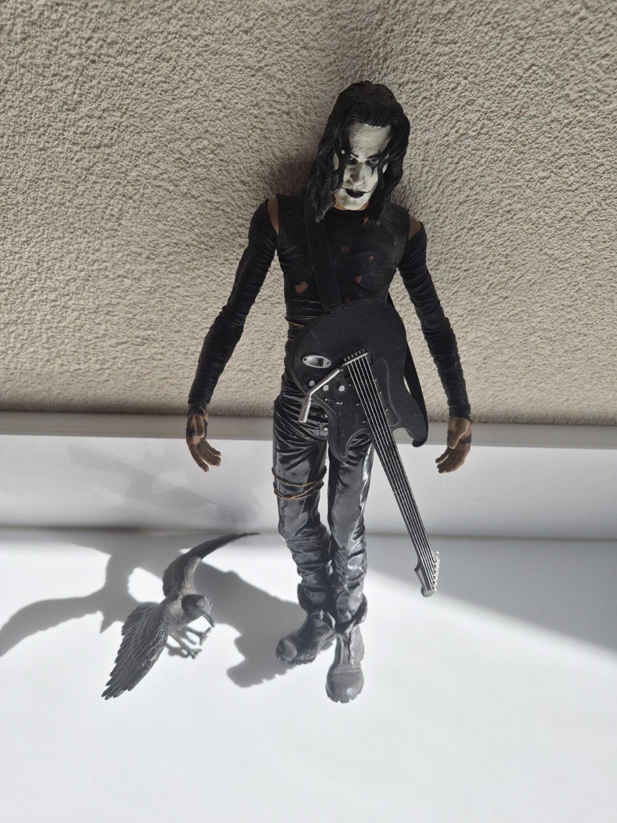 the crow brandon lee eric draven action figure 30 cm, Ophalen of Verzenden, Zo goed als nieuw, Actiefiguur of Pop