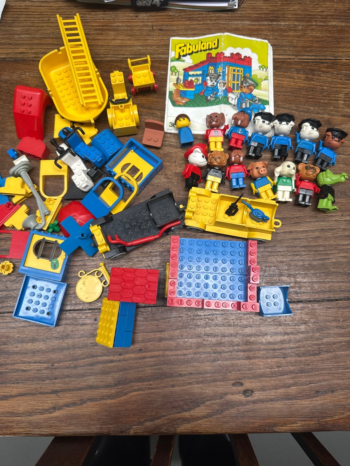 Lego Fabuland met veel figuren en onderdelen, Ophalen of Verzenden, Gebruikt, Overige merken