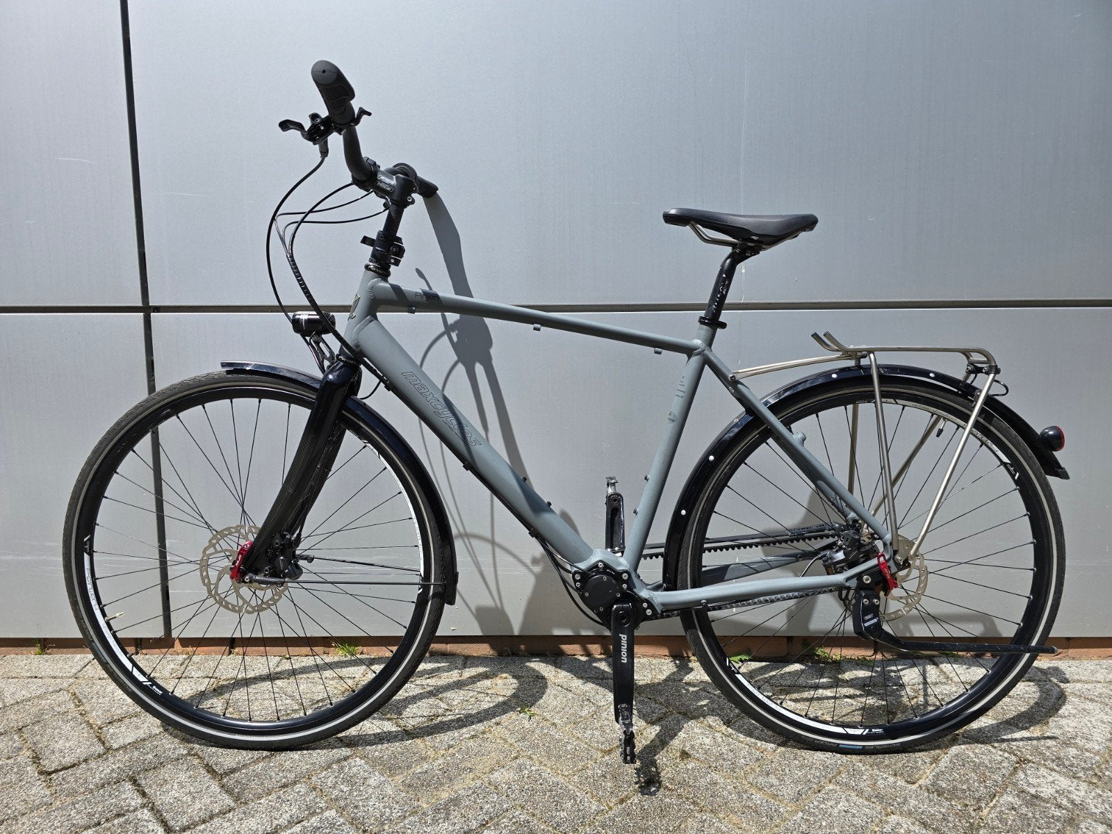 Maxcycles Pinien P18 Herenfiets stads/trekking, Zo goed als nieuw, Schijfrem, 53 tot 57 cm, Ophalen