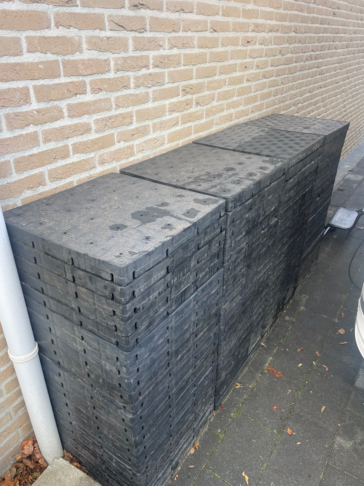 84 voortent/vlondertegels 50x50x5 cm merk Hendriks, Caravans en Kamperen, Ophalen, Zo goed als nieuw