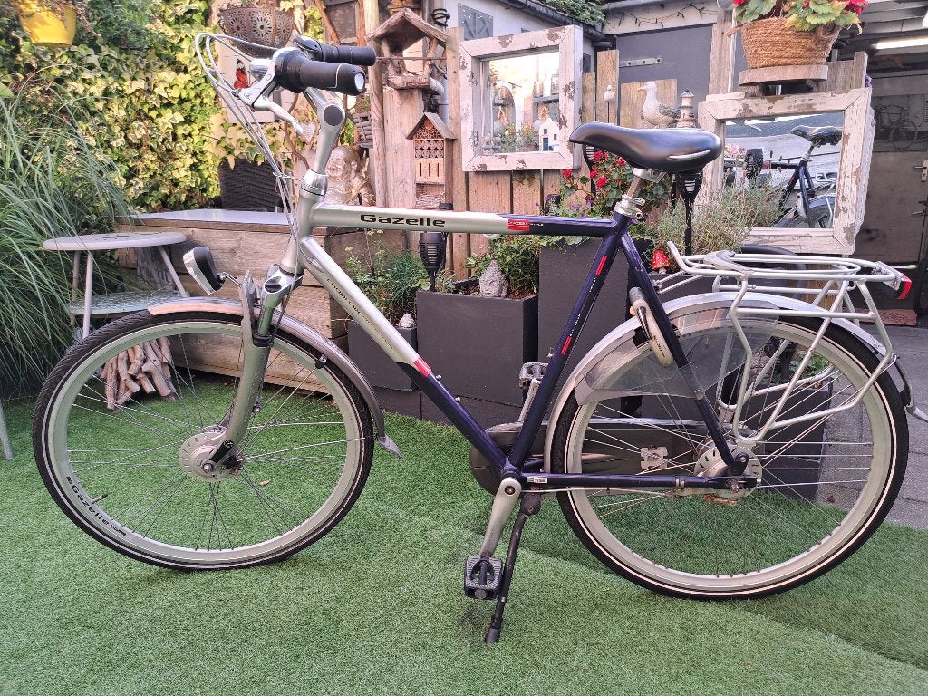 Gazelle Chamonix 28 inch 61 cm., Ophalen, Versnellingen, Zo goed als nieuw, 57 tot 61 cm