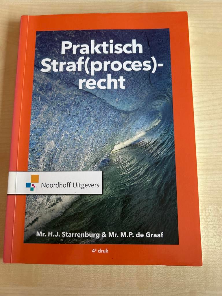 Praktisch Straf(proces)recht - 4e druk, Boeken, Ophalen of Verzenden, Gamma, Zo goed als nieuw, HBO