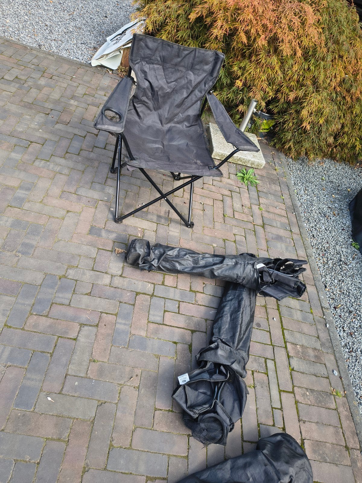 3 opvouwbare campingstoelen, Ophalen, Gebruikt, Campingstoel