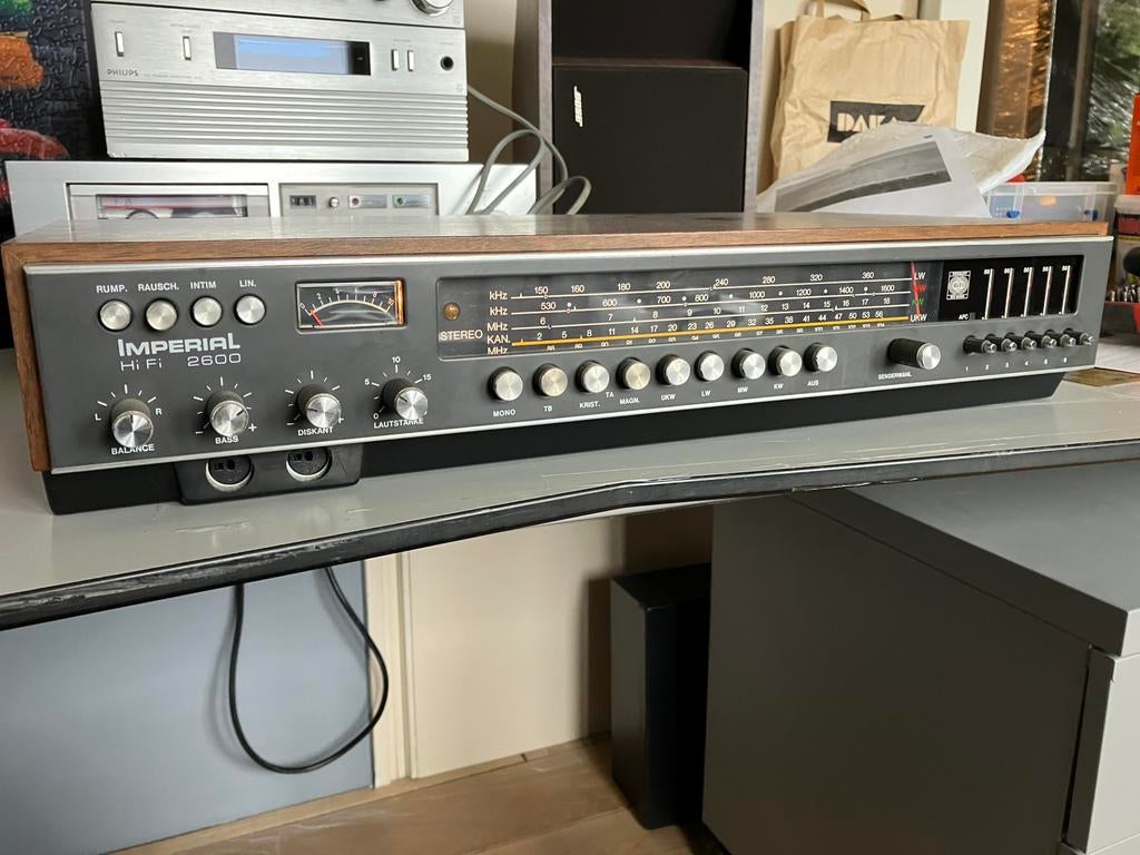 IMPERIAL HIFI 2600 Recever, Ophalen of Verzenden, Zo goed als nieuw, Minder dan 60 watt, Overige merken