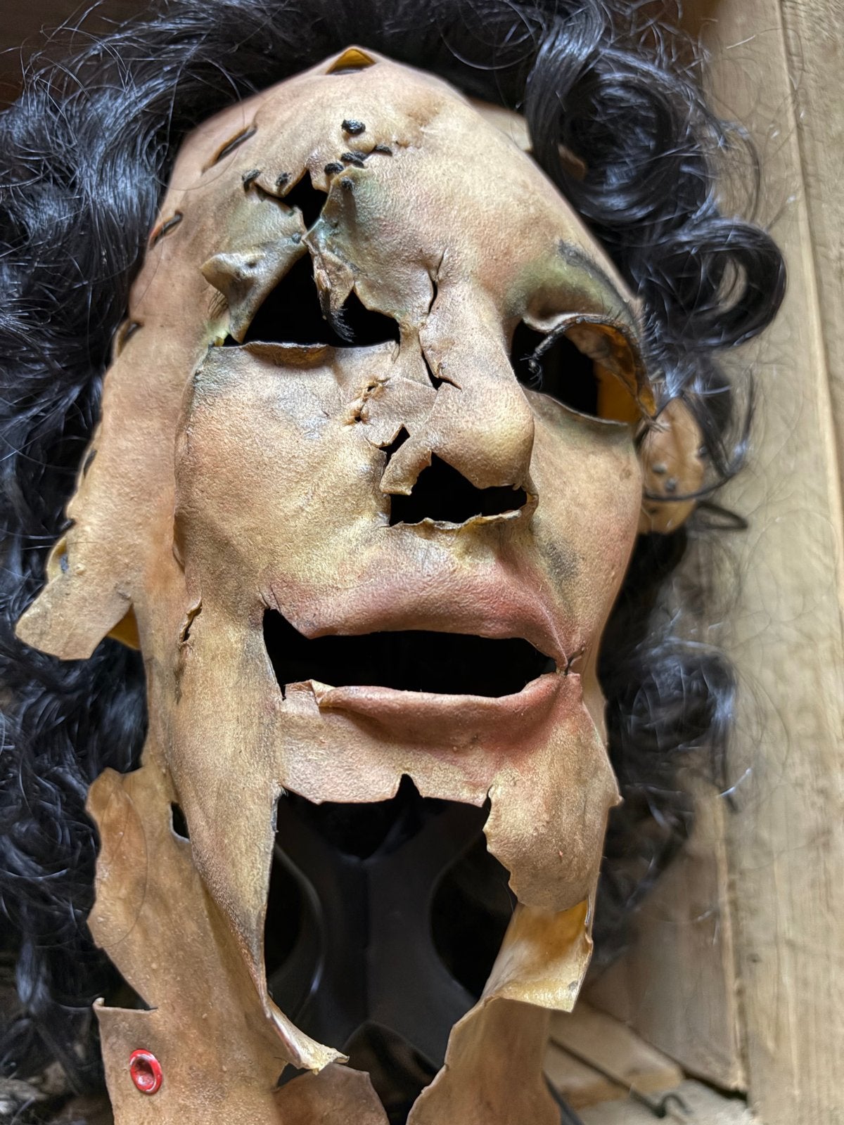 Leatherface Masker - The Texas Chainsaw Massacre, Ophalen of Verzenden, Zo goed als nieuw, Film, Beeldje, Replica of Model
