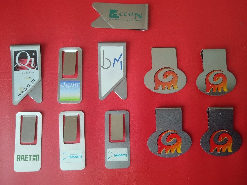 Diverse (reclame) paperclips., Verzamelen, Ophalen of Verzenden, Gebruikt