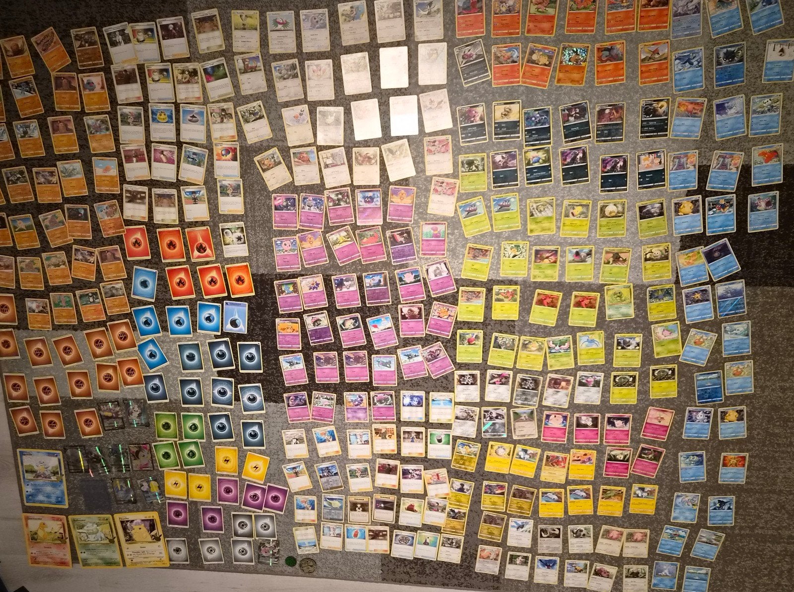 Ruim 300 Pokémon kaarten Zeldzame holo's, Tag Teams & Jumbo, Ophalen of Verzenden, Gebruikt, Meerdere kaarten