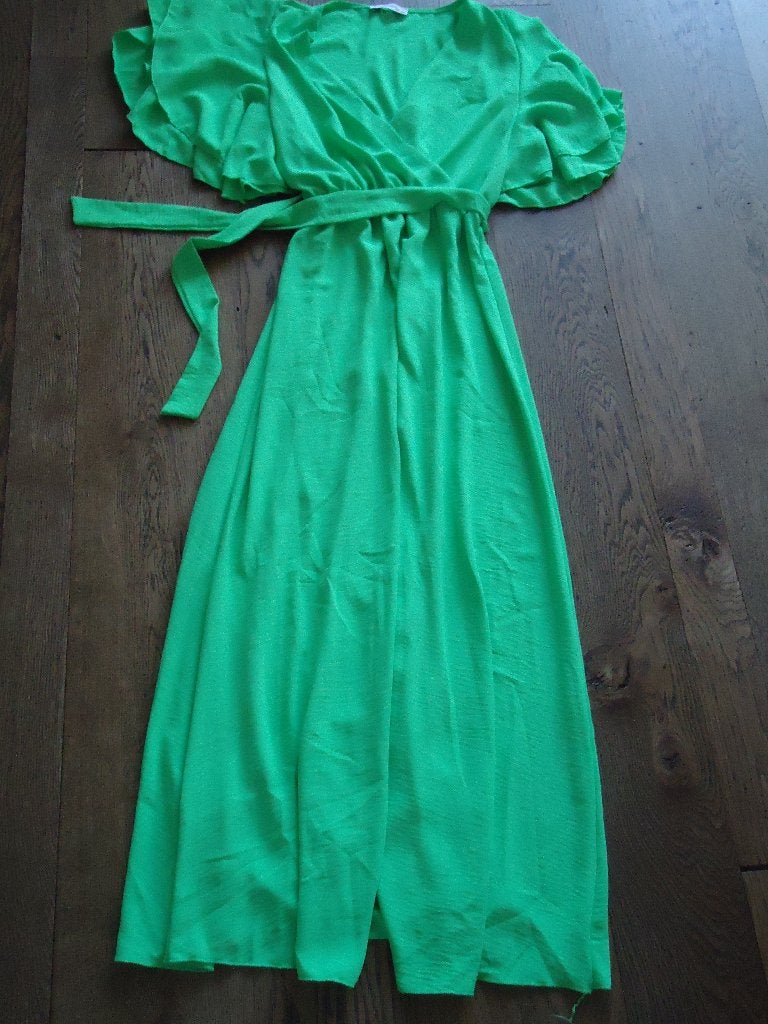 Nieuwe lange groene Ambika jurk One Size, Maat 38/40 (M), Nieuw, Ophalen of Verzenden, Ambika