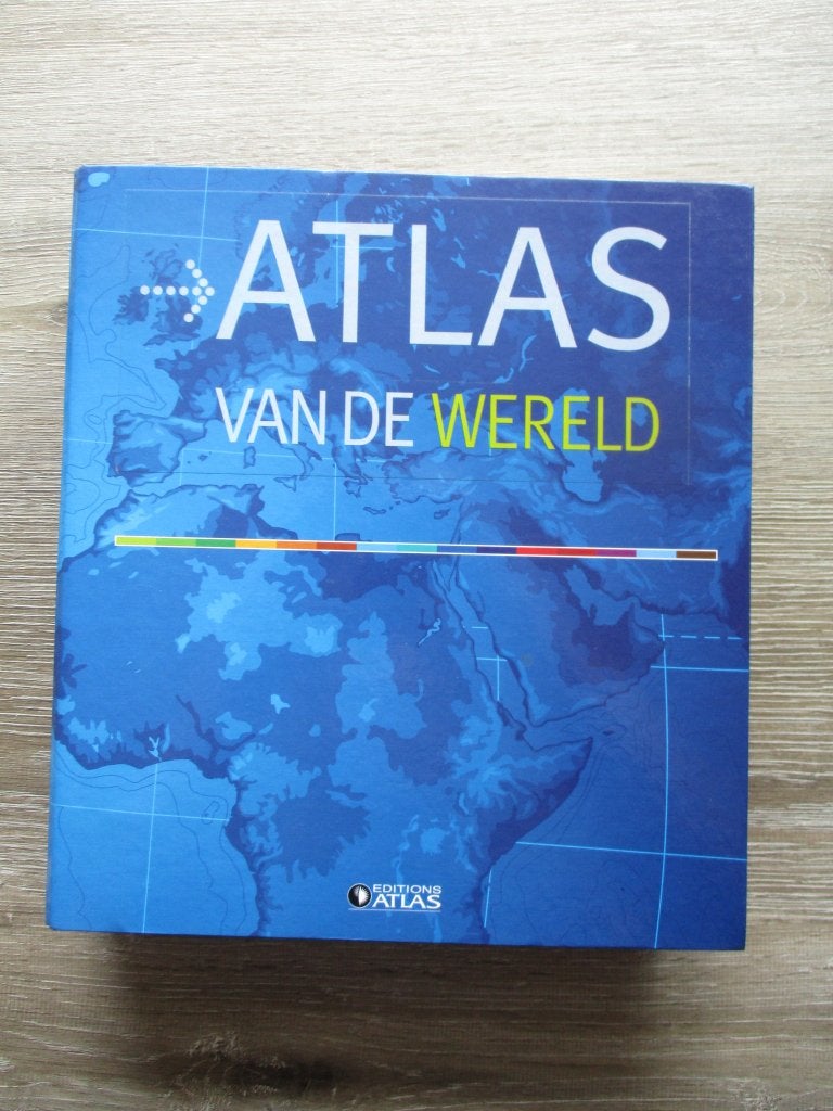 Atlas van de wereld - Editions Atlas, Gelezen, Ophalen of Verzenden, Landkaart, 1800 tot 2000