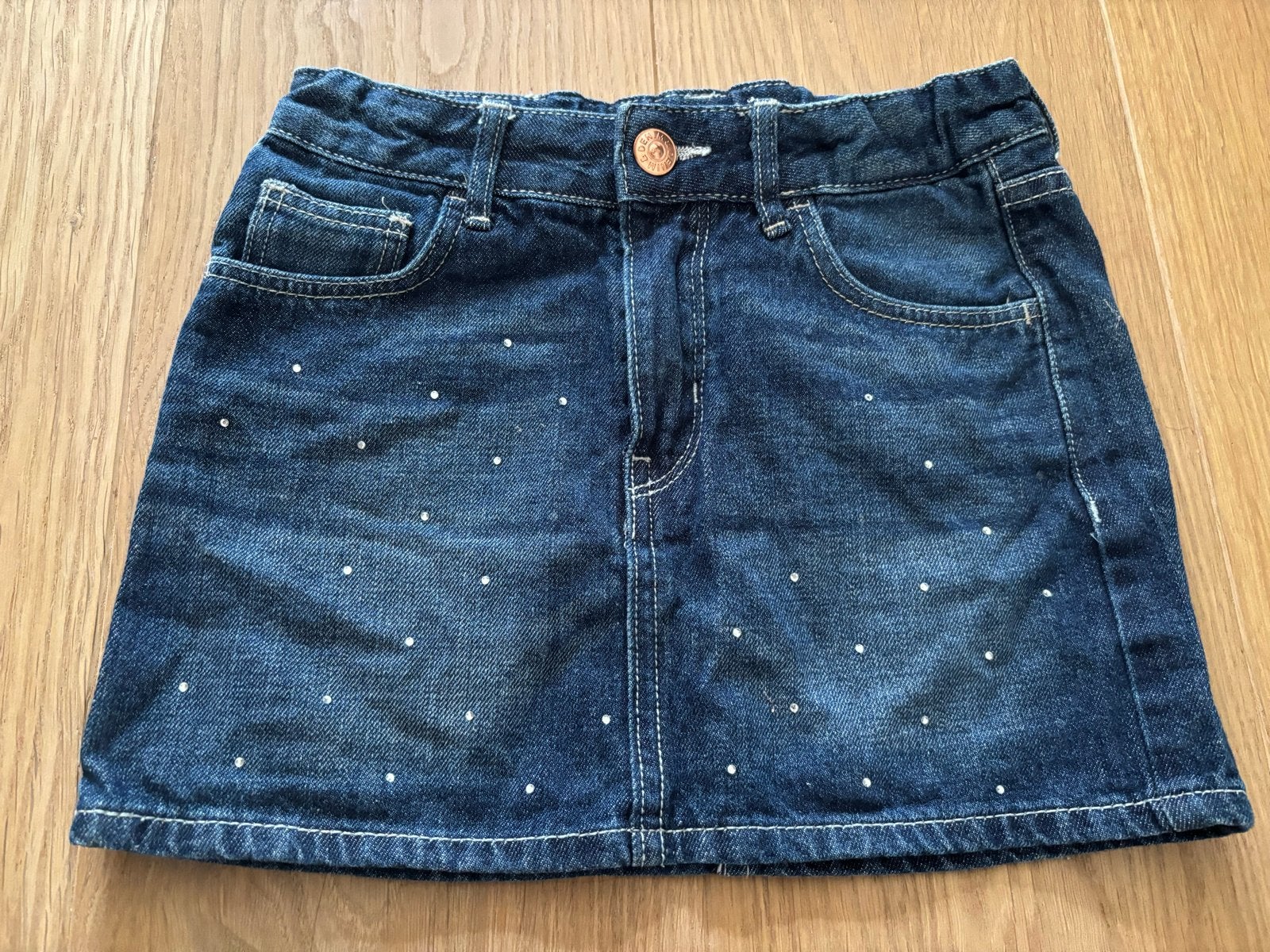 H&M Denim Rokje  Maat 122 (6-7 jaar), Ophalen of Verzenden, Gebruikt, Meisje, Jurk of Rok