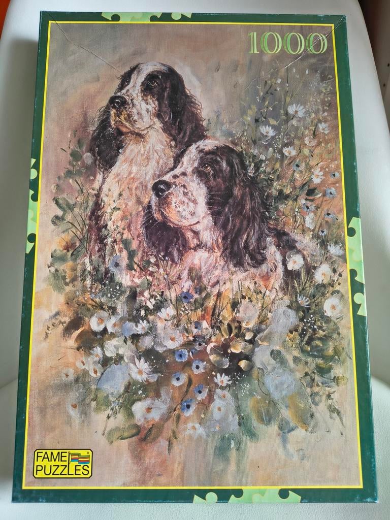 Cocker puzzel 1000 stukjes, Ophalen of Verzenden, 500 t/m 1500 stukjes, Zo goed als nieuw