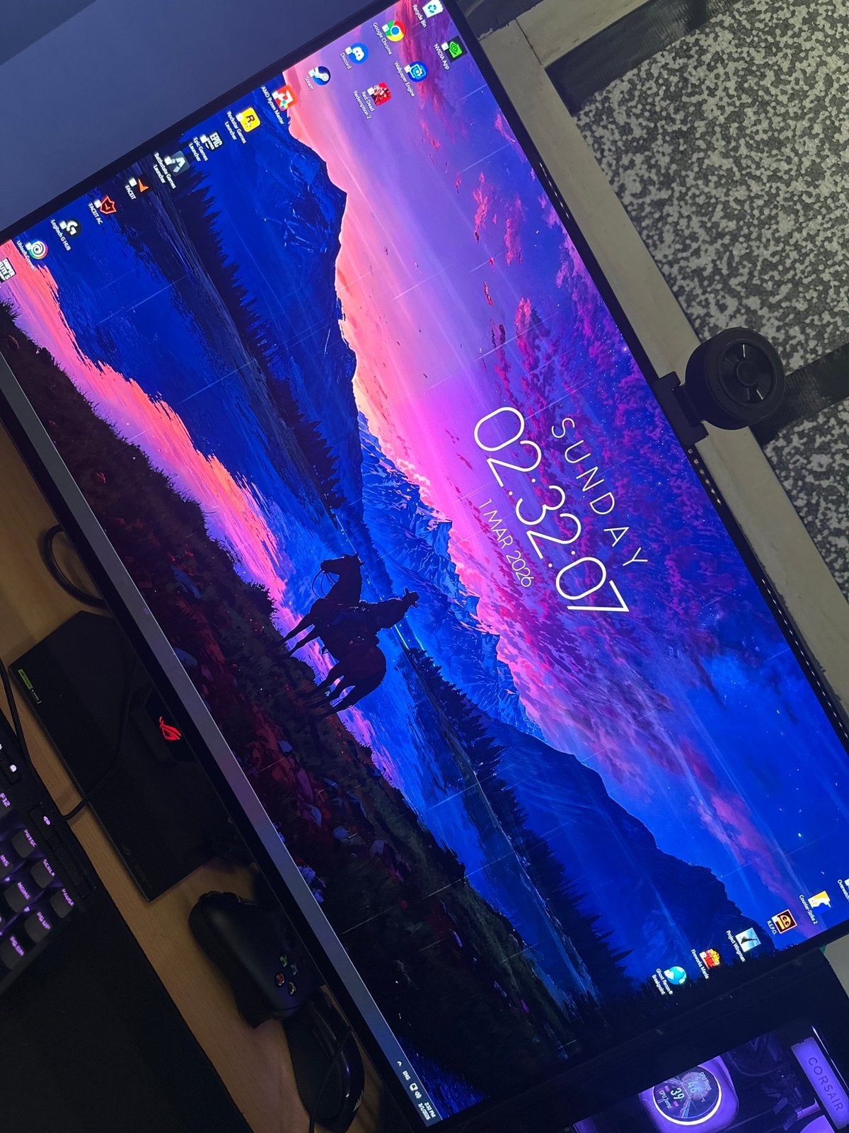 ASUS ROG Strix OLED XG32UCWMG 31.5" 4K UHD gaming monitor, Gaming, HDMI, IPS, 201 Hz of meer