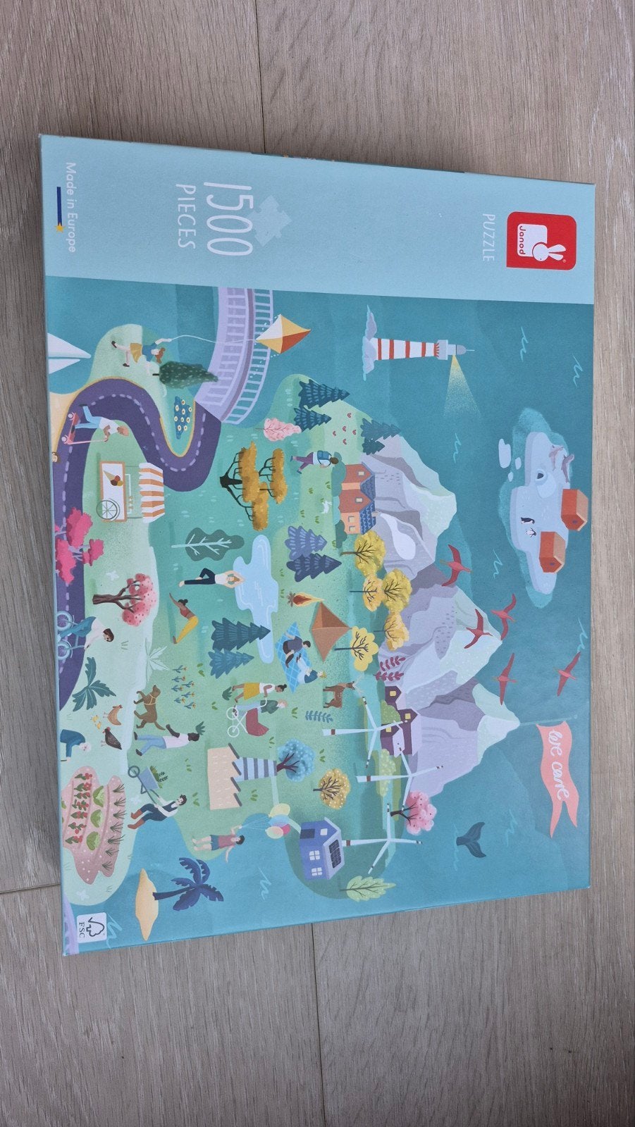 Janod Puzzel 1500 Stukjes - Nieuwstaat, Ophalen, 500 t/m 1500 stukjes, Nieuw